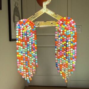 Colorful Gumdrop Statement Earrings